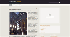 Desktop Screenshot of likelihoodofsuccess.com